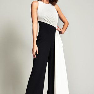 Tadashi Shoji Crosby Textured Crepe Jumpsuit